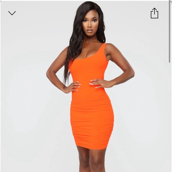 FASHION NOVA Fun For One Ruched Mini Dress - Picture 2 of 6